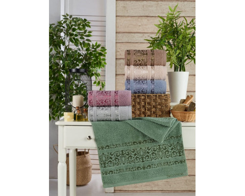 Набор из 6 полотенец для лица Milas