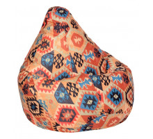 Кресло-мешок Мехико Оранжевое Велюр L