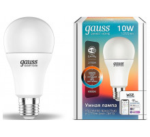 Лампа светодиодная Gauss Smart Home E27 10Вт 2700-6500K 1080112