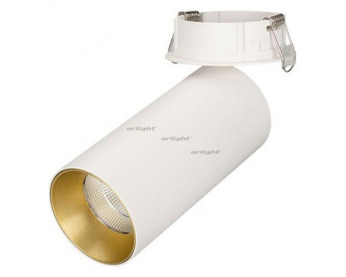 Спот Arlight SP-POLO-BUILT-R65-8W White5000 (WH-GD, 40 deg) 027263