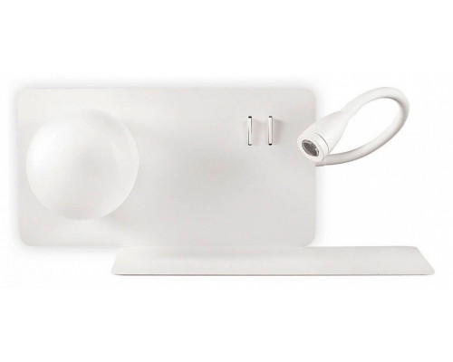 Бра с подсветкой Ideal Lux Book-2 BOOK-2 AP2 BIANCO