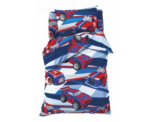 Постельное белье полутораспальное Супер гонки