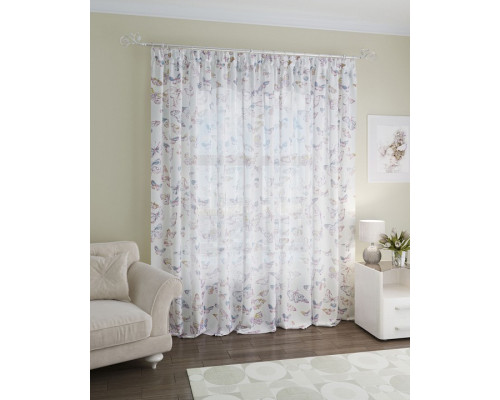 Гардина (300x260 cм) 1 шт. Бабочки