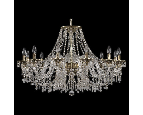 Подвесная люстра Bohemia Ivele Crystal 1610 16110/12/360 GB V0300