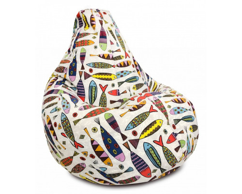 Кресло-мешок Рыбки Жаккард L