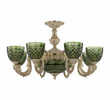 Подвесная люстра Bohemia Ivele Crystal 7103 71203P/8/210 GW P1 U Clear-Green/H-1J