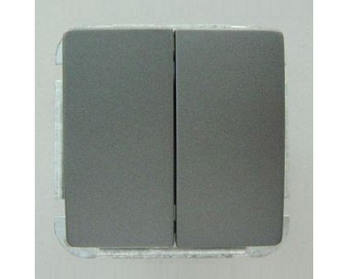 Выключатель двухклавишный без рамки Imex 1112L 1112L-S340