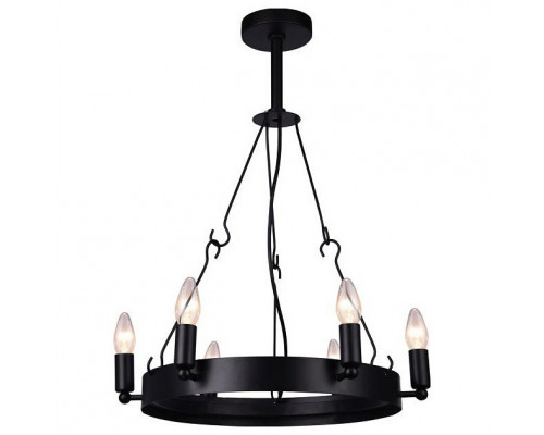 Подвесная люстра Arte Lamp Bastaglia A8811SP-6BK