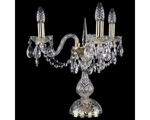 Настольная лампа декоративная Bohemia Ivele Crystal 5706 1406L/3/141-39/G
