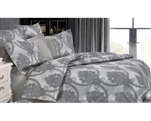 Постельное белье семейное Satin jacquard