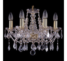 Подвесная люстра Bohemia Ivele Crystal 1413 1413/6/141/G/Leafs
