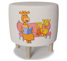 Пуф Юниор Оранжевая Корова