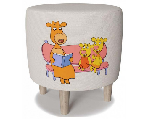 Пуф Юниор Оранжевая Корова