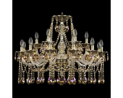 Подвесная люстра Bohemia Ivele Crystal 1613 16113/12+6/300 GB R777