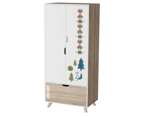 Шкаф платяной Маша и Медведь Folk