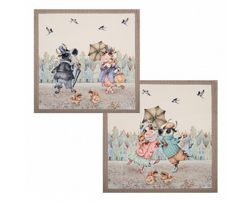 Набор из 2 салфеток Променад 850-729-8