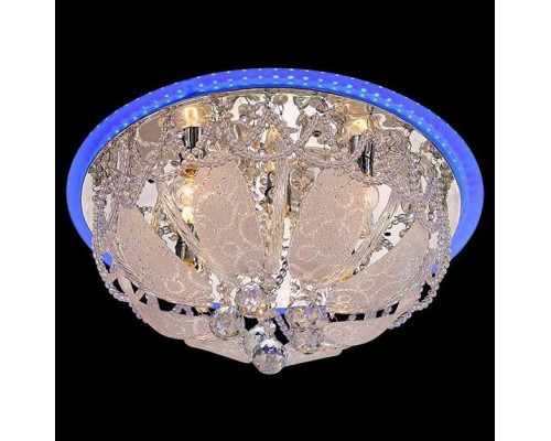 Накладной светильник Eurosvet Disco 80100/8 хром/голубой