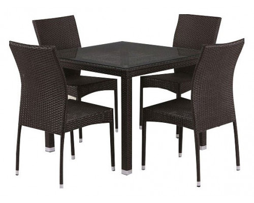 Набор уличный T257A/Y380A-W53 Brown 4Pcs