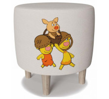 Пуф Юниор Оранжевая Корова