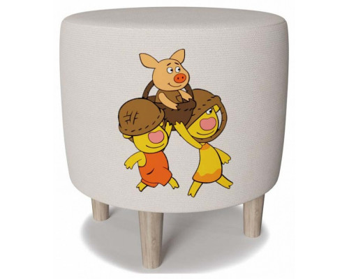 Пуф Юниор Оранжевая Корова