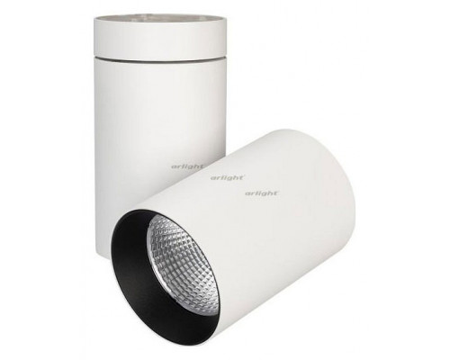 Светильник на штанге Arlight SP-POLO-SURFACE-TURN-R85-15W Warm3000 (WH-BK, 40 deg) 027569