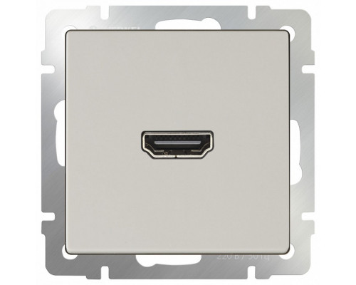 Розетка HDMI без рамки Werkel Слоновая кость WL03-60-11