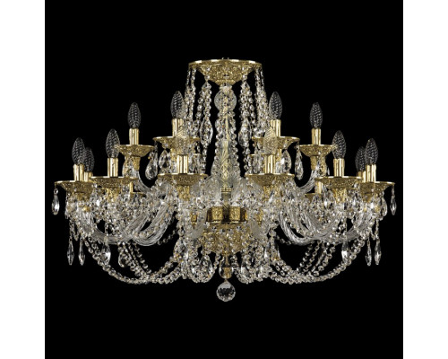 Подвесная люстра Bohemia Ivele Crystal 1606 16106/12+6/300 G