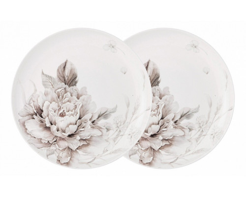 Набор из 2 тарелок плоских White flower 415-2127
