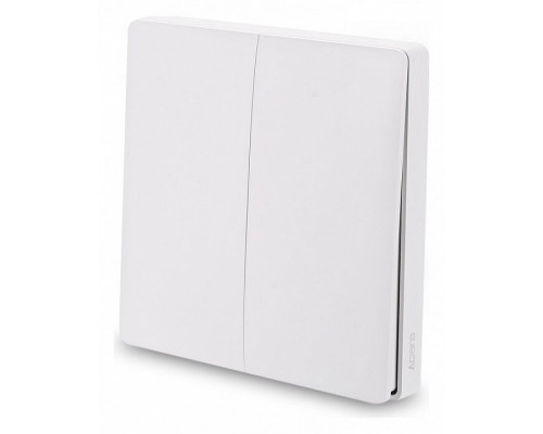 Выключатель двухклавишный с функцией Wi-Fi Wireless Remote Switch WXKG02LM