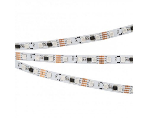 Лента светодиодная Arlight SPI-5000-RAM-5060-60 12V Cx3 RGB-Auto (10mm, 12W/m, IP20) 028871