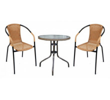 Набор уличный TLH-037С-TLH060RR-D60 Light Beige