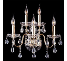 Бра Eurosvet Treasure 3600/5 золото/прозрачный хрусталь Strotskis