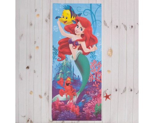 Полотенце деткое (60x140 см) Принцессы Ариель