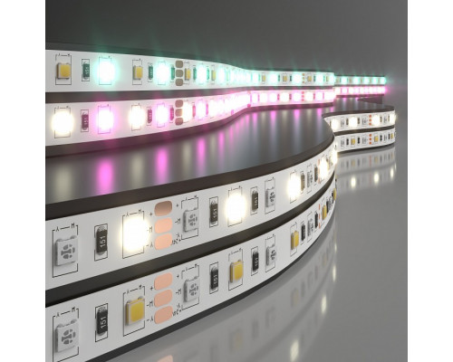 Лента светодиодная Elektrostandard 24V 60Led 14,4W IP20 RGBW 5050+5050 24V 60Led 14,4W IP20 RGBW