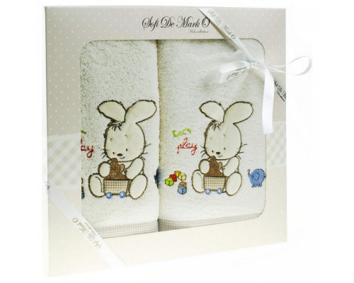 Набор полотенец для ванной детских (70x120 см) Bunny К-П-010б