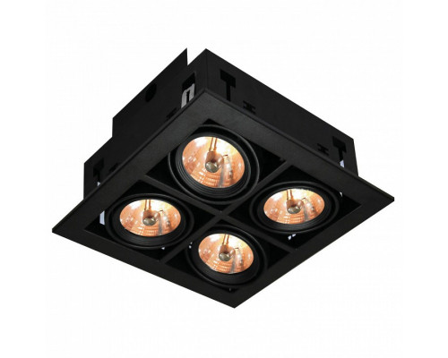 Встраиваемый светильник Arte Lamp Cardani A5930PL-4BK