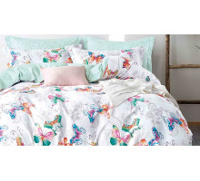 Постельное белье евростандарт Satin de Luxe Летняя поляна