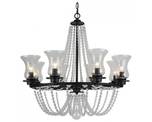 Подвесная люстра Arte Lamp Malia A6586LM-8BK