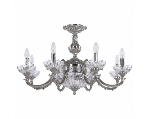 Подвесная люстра Bohemia Ivele Crystal 7209 72209P/8/210 Ni P Clear/M-1H