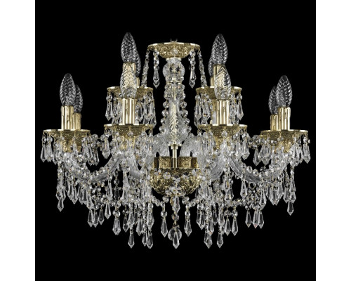 Подвесная люстра Bohemia Ivele Crystal 1603 16103/8+4/195 G