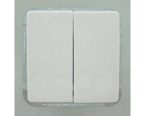 Выключатель двухклавишный без рамки Imex 1122L 1122L-S110