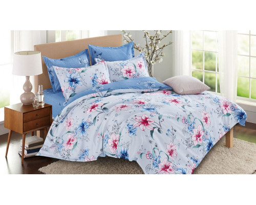 Постельное белье семейное Pure cotton Инесса