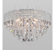 Подвесной светильник Eurosvet Kira 10115/8 хром/прозрачный хрусталь Strotskis
