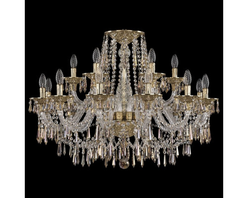 Подвесная люстра Bohemia Ivele Crystal 1603 16103/12+6/300 G K801