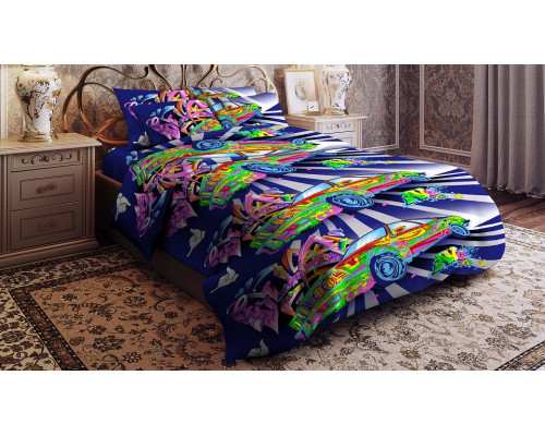Постельное белье полутораспальное Тачки