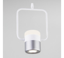 Подвесной светильник Eurosvet Oskar 50165/1 LED белый/серебро