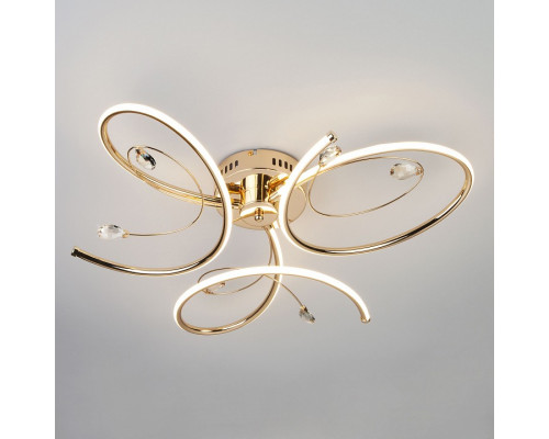 Потолочная люстра Eurosvet Saona 90099/3 золото 54W