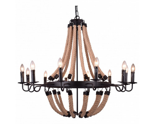 Подвесная люстра Arte Lamp Marsiglia A8956LM-12BK