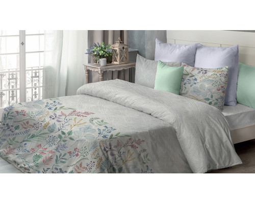 Постельное белье двуспальное Гербарий