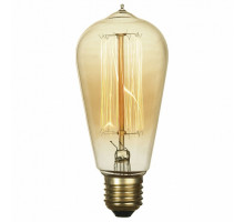 Лампа накаливания Lussole Edisson E27 60Вт 2800K 